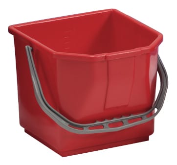 SECCHIO ROSSO IN MOPLEN 15 LT