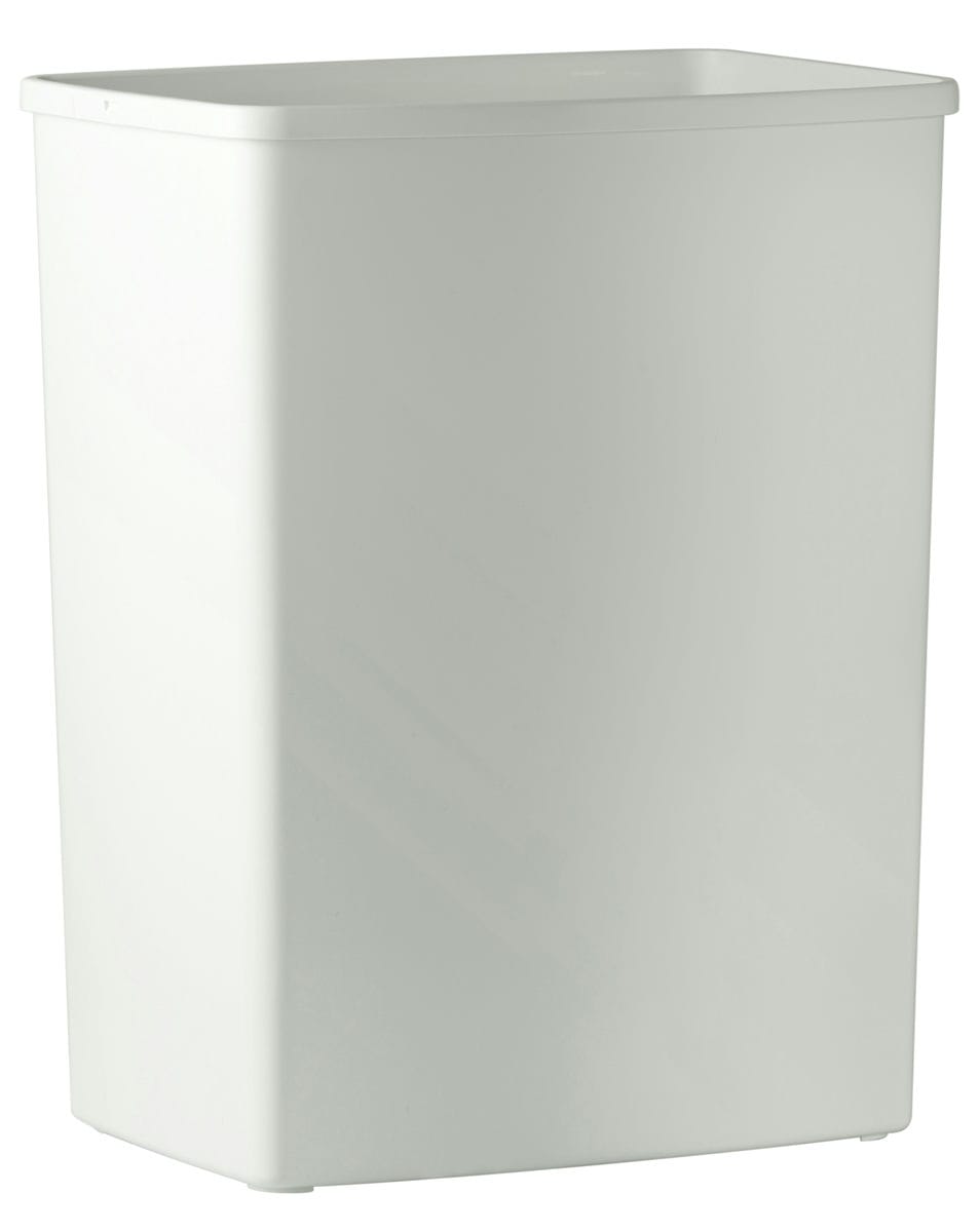 CESTINO CON SUPPORTO A MURO LT 43 BIANCO