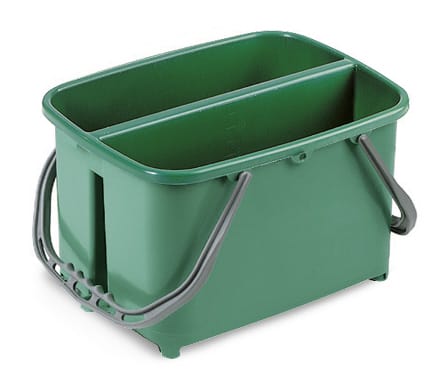 SECCHIO SLIM 11+11 LT VERDE DOPPIA MANIGLIA
