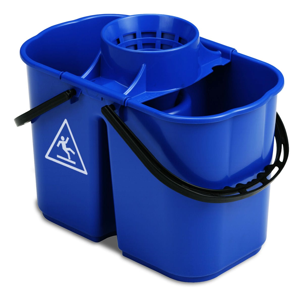 SECCHIO DOPPIO FOX 8+6 LT BLU CON STRIZZATORE