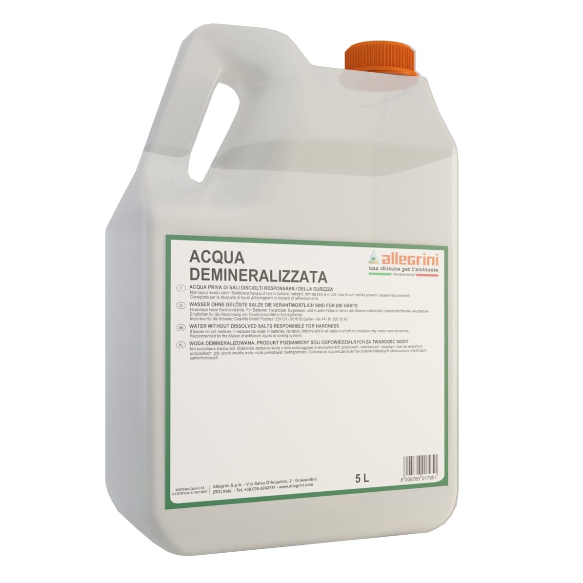 ACQUA DEMINERALIZZATA 20LT