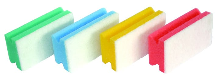 SPUGNE VERDI CON PAD BIANCO