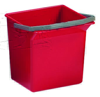 SECCHIO ROSSO IN MOPLEN 6 LT