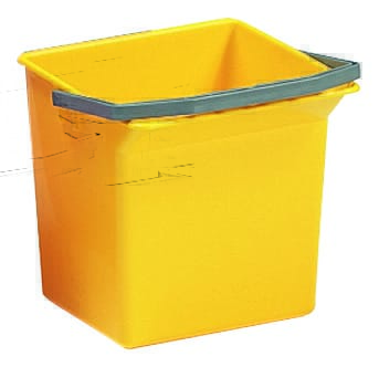 SECCHIO GIALLO IN MOPLEN 6 LT