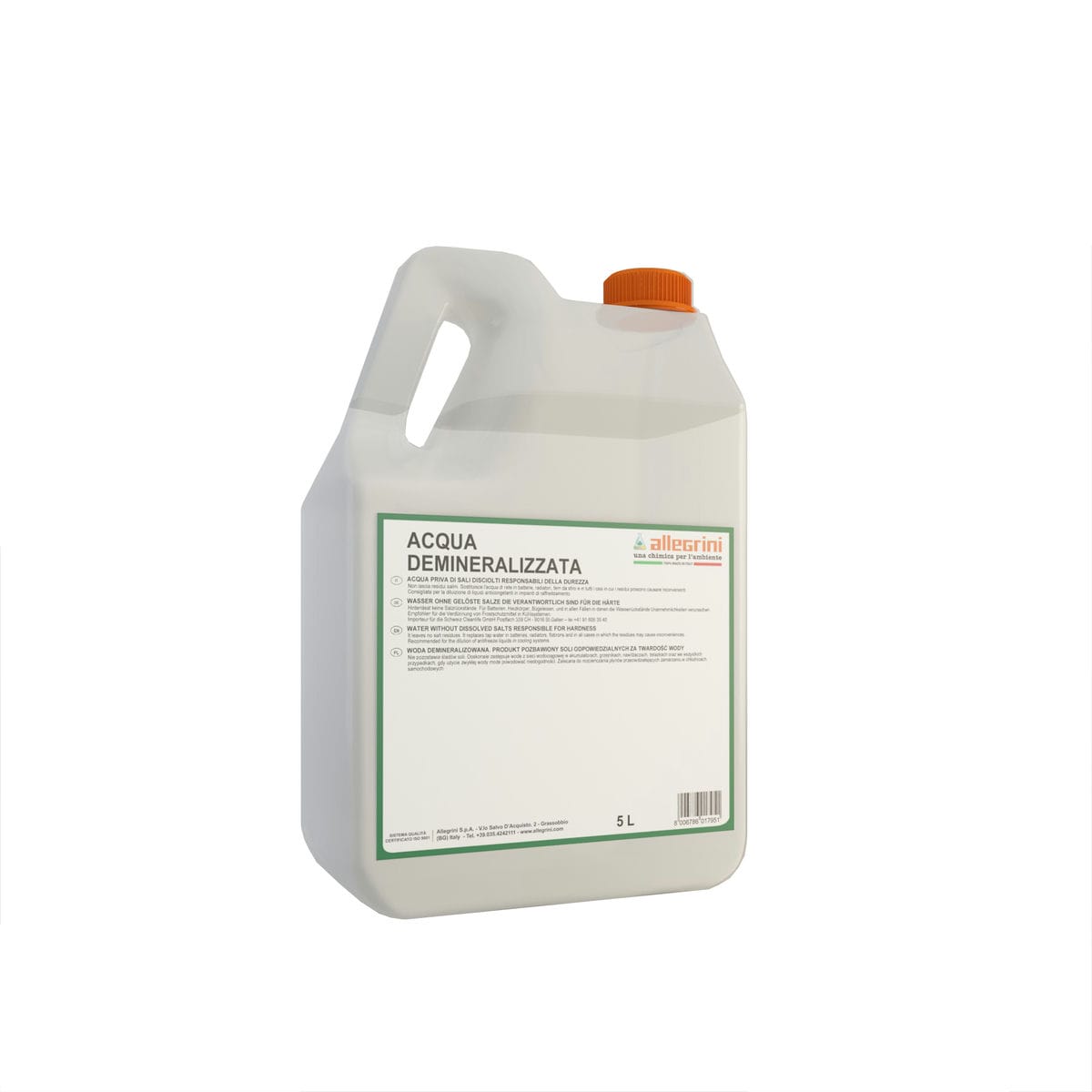 ACQUA DEMINERALIZZATA 5LT