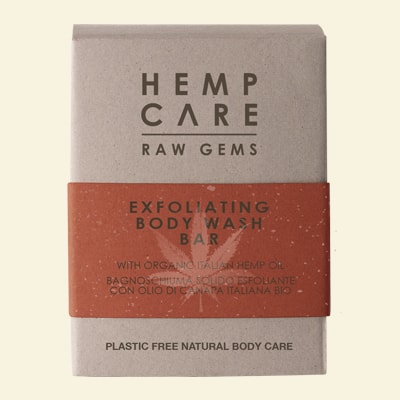 HEMP CARE RAW GEMS EXFOLIATING BODY WASH