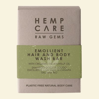 HEMP CARE RAW GEMS EMOLLIENT HAIR AND BODY WASH