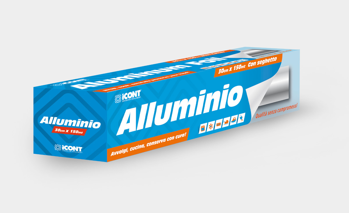 ROTOLO ALLUMINIO PER ALIMENTI IN BOX