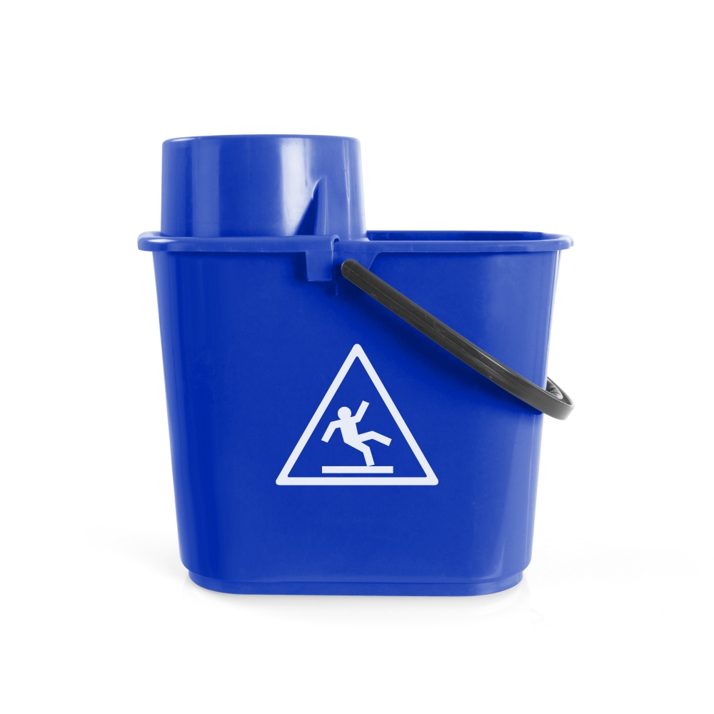 SECCHIO EASY CON STRIZZINO BLU 14 L