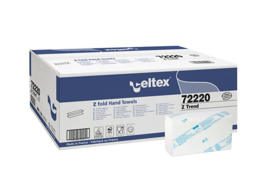 ASCIUGAMANI PIEGATI "Z" CELTEX PRIME