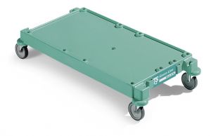 BASE GREEN GRANDE, 100X49 CM, CON RUOTE Ø 100 MM
