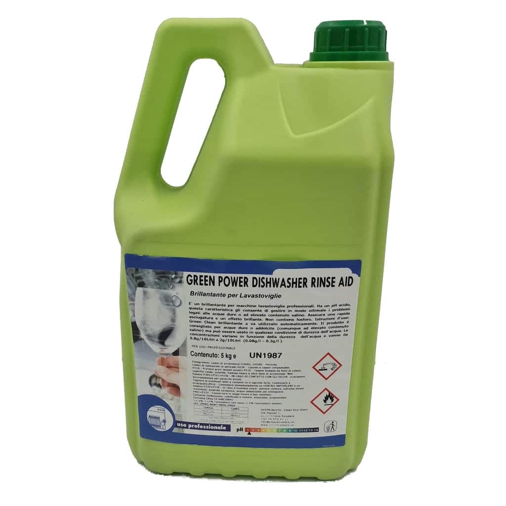 GREEN POWER DISHWASHER RINSE AID 5 LT (UN 1987,3,III)