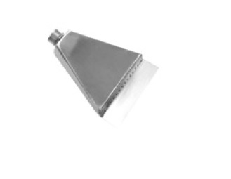 UGELLO PIATTO INOX CON RASCHIETTO 8cm