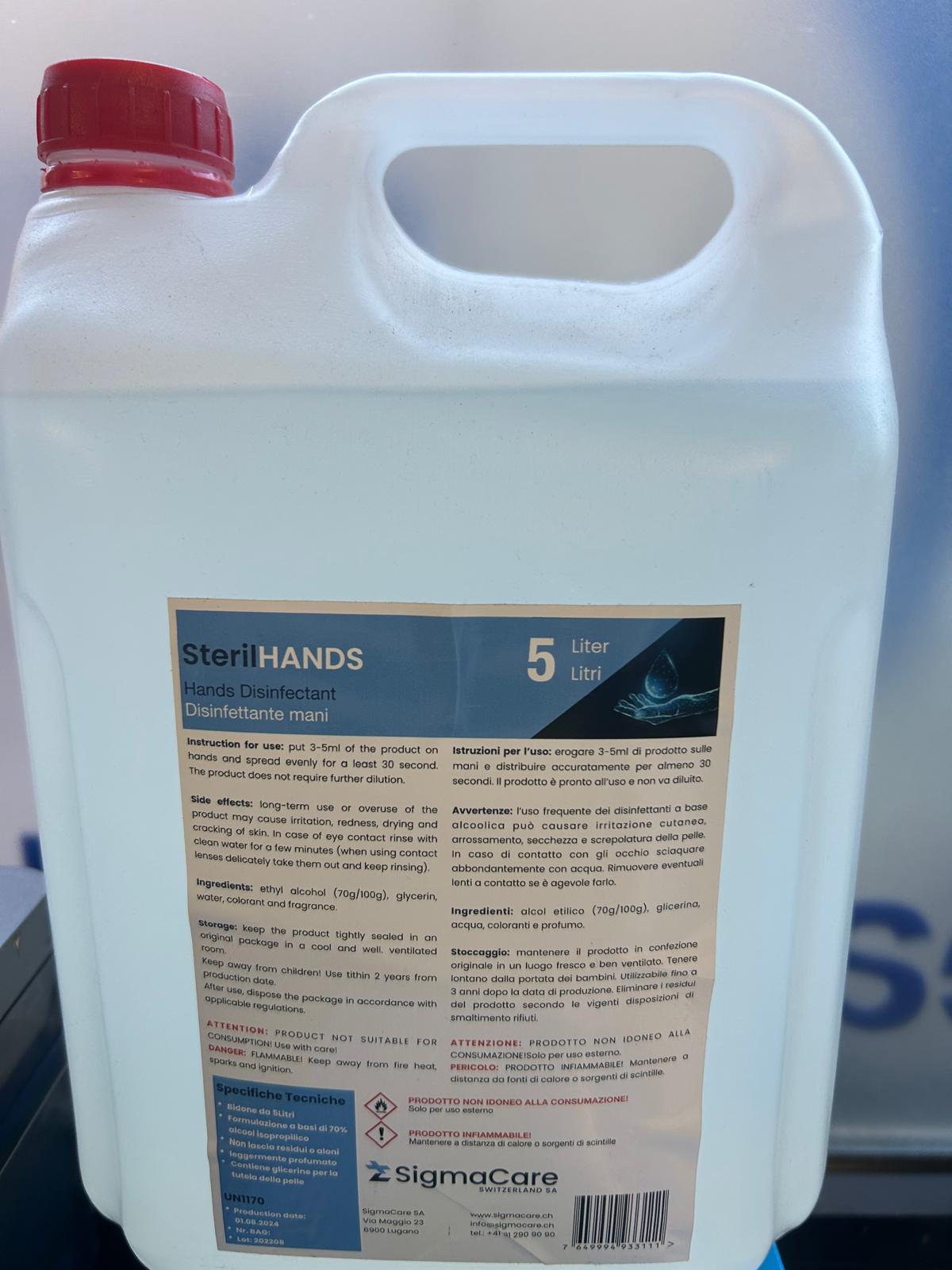 STERILHANDS 5 LT