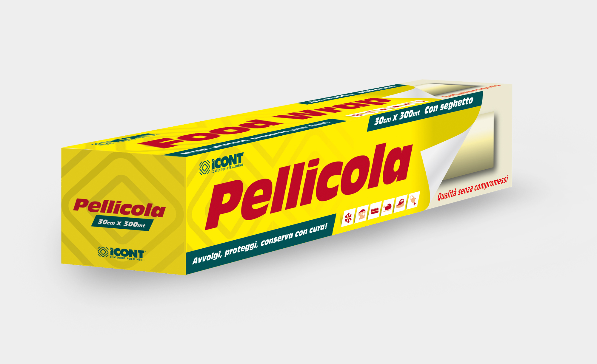 PELLICOLA PER ALIMENTI 450 MM X 300 M