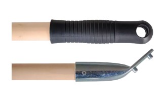 MANICO IN LEGNO CON PORTA STELO