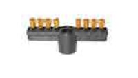 SPAZZOLINO DRITTO L80 SETOLE OTTONE